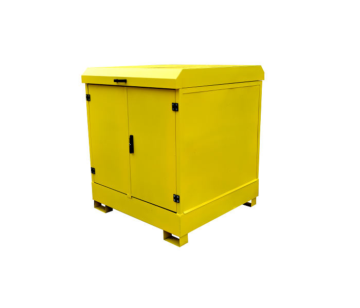Container securizat pentru butoaie cu substante periculoase