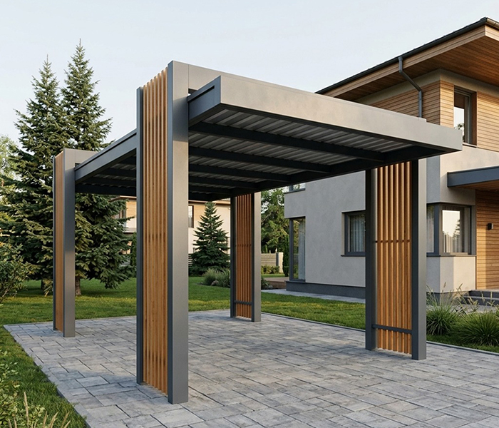 Copertine parcare auto AVS11