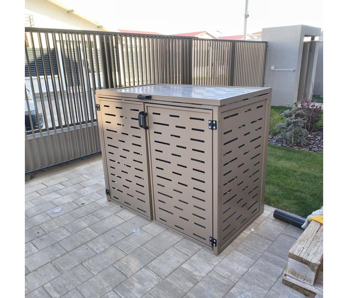 Magazie pubele | Capac superior cu amortizor | Vopsit electrostatic