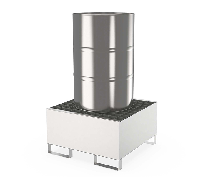 Cuva de retentie din inox pentru butoaie