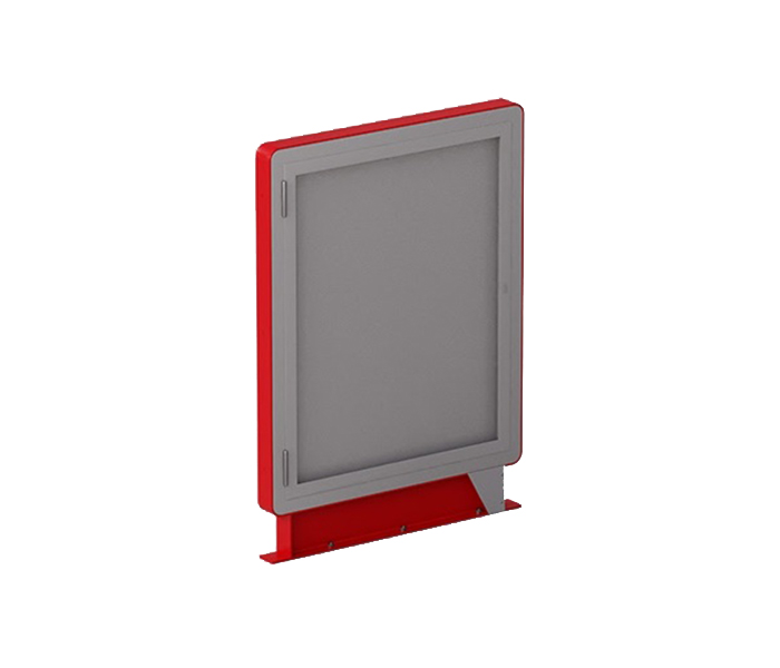 Panou publicitar stradal din metal, 1560x100x2000 mm
